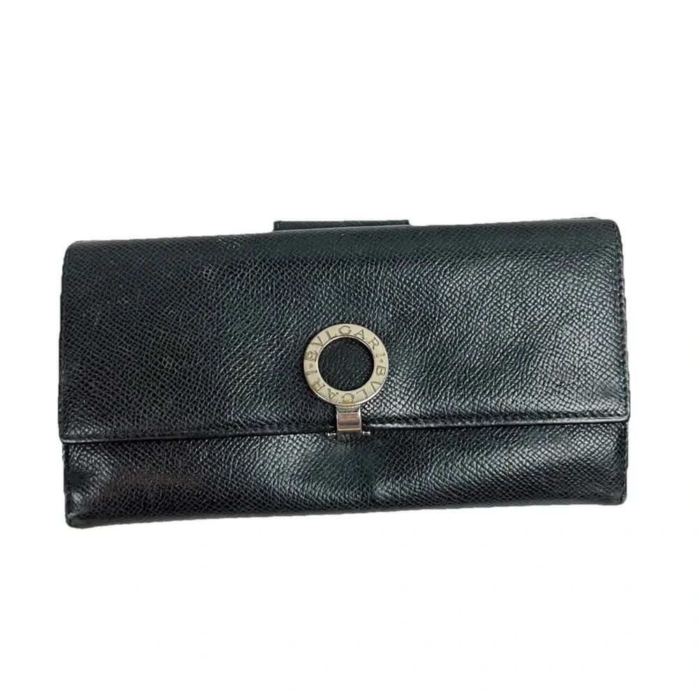 BVLGARI Wallet B-Zero 1 Leather Long Bifold Continental